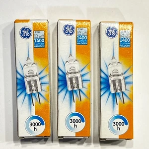 GE 12v 75w Bulb 3 Pack Capsule 2900k Lamp 1400 Lumens GY6.35 UV Block 3000 Hours - Picture 1 of 6