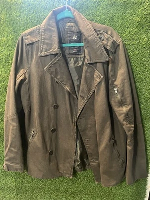 - Camisa Pesada/Chaqueta Forrada Rock & Republic Verde Oliva Única Retro Talla M Foto 1 de 4