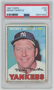 Topps 150 Mantle 1967 PSA 1 712004  - Imagen 1 de 2