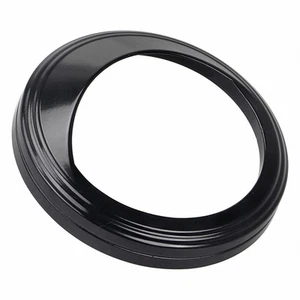 Motor 5" Speedometer Bezel Black Plated Trim Ring Visor Cover For Harley Dyna - Picture 1 of 9