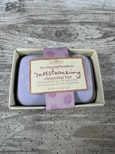 Vintage Bath & Body Works Sun-Ripened Raspberry Bar Soap 4.5 oz Cleansing NOS - Picture 1 of 2