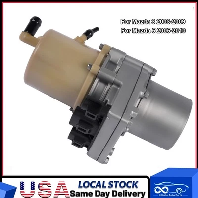 For 2003-2010 Mazda 3 BK 1.6 2.3 Mazda 5 CR 2.0 Power Steering Pump  BR5V-32-600 - Image 1 of 4