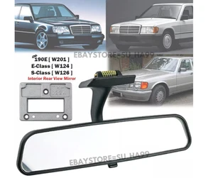 New Rear View Mirror For Mercedes Benz W124 S124 A124 190E 260E 300E 320E 85-95 - Foto 1 di 6