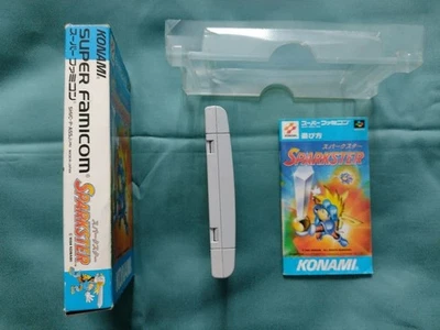 Super Famicom Sparkster 1994 With Box and Manual Konami Rare - Image 1 of 4