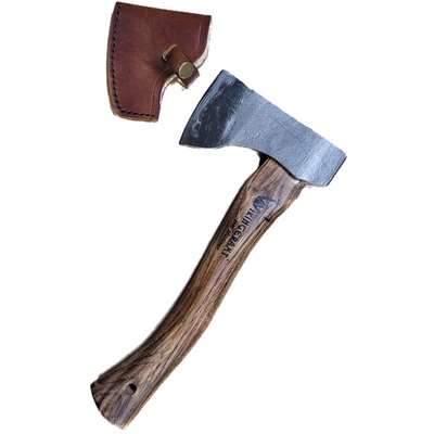 HM Müllner Wikingeraxt 500g mit  Hickorystiel mit Lederscheide Länge, 310 mm - Bild 1 von 3