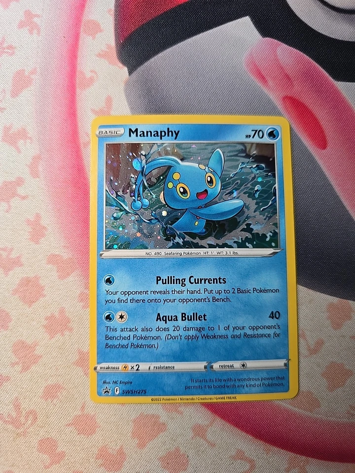 Manaphy SWSH275 SWSH: Sword & Shield Promo Cards Holo - Image 1 of 4