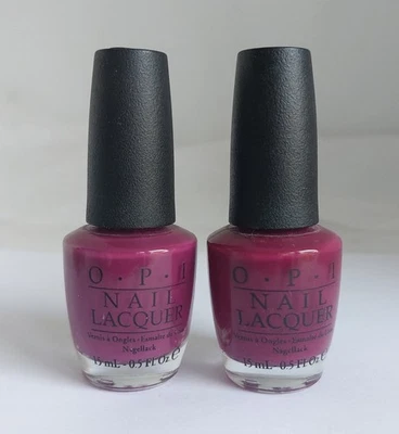 OPI Nail Lacquer - Vernis "Get Cherried Away" + "What’s the Hatter with You ?" - Photo 1/4