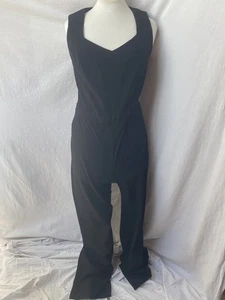 MNG schwarzer Jumpsuit | V-Ausschnitt | Elegant | Festlich | Zeitlos - Bild 1 von 8