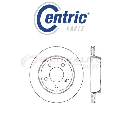 Centric High Carbon Alloy Disc Brake Rotor for 2006-2007 Mercedes-Benz C350 lh - Image 1 of 4