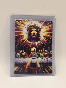 Jesus Christ Novelty Card 4 Of 5 Lords Supper  - Picture 1 of 1