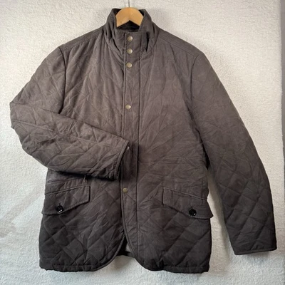 Oliver Sweeney Brown Jacket Quilted Mens Size Medium M Padded Coat Puffer - Image 1 of 4