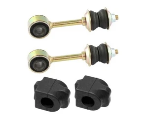 Set of 2 Front Sway Bar Links + Front Inner Stabilizer Bar Bushings for Volvo - Picture 1 of 1