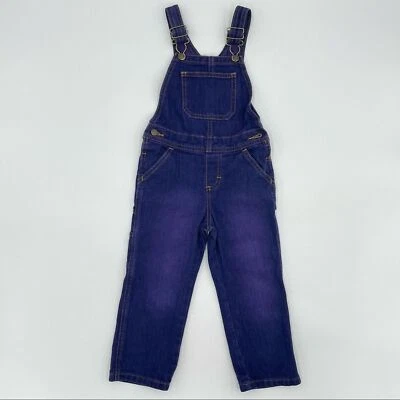 Mono con tirantes para niños Wrangler Indigo‎ 4T Denim niños niñas niños ropa occidental Foto 1 de 4