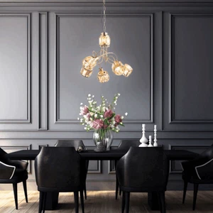 Lampada Pendente LED Mero 1 Spot Con Incl. LED Messingring Big.light - Foto 1 di 5