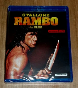 Rambo la Tilogia Blu-Ray Nuevo Sellado 3 Peliculas Restauracion 2K - Imagen 1 de 4