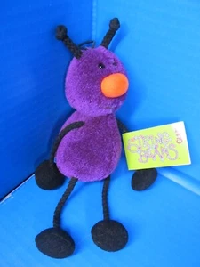 Gund String Beans Berry Punch Purple Bug 5" Plush W/Tag - Bild 1 von 7