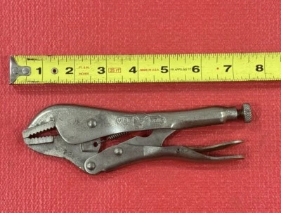 Vintage Vise-Grip 7R Petersen Dewitt 7" Locking Pliers Made in USA - Image 1 of 4