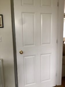 White interior 6 panelled door