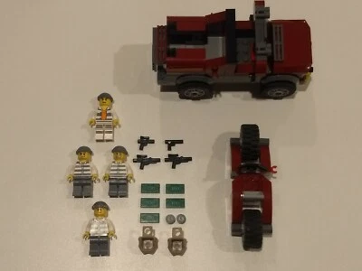 Lego Robbers + CUSTOM truck & motorcycle+ 4 Guns & 7 money pieces 2 SPECIAL bags - Image 1 of 4