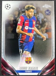 Lamine Yamal 2023-24 Topps Chrome RC UEFA #64 - Picture 1 of 2