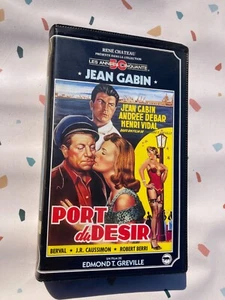 Port du Désir Jean Gabin René Chateau K7 Cassette VHS ETAT NEUF - Picture 1 of 4