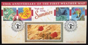 GB QEII Benham 2001 The Weather Set on First Day Cover, Reading Dry Weather SHS - Picture 1 of 3