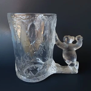 1997 Coca Cola Bear Glass Mug 5.5" Tall. - Picture 1 of 7
