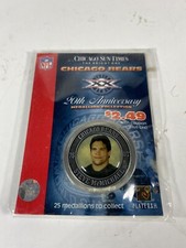 Chicago Bears Sun Times Super Bowl XX 20th Anniversary Steve McMichael Medallion