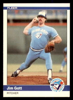 1984 Fleer #155 Jim Gott Toronto Blue Jays - Image 1 of 2