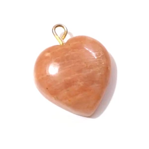Outstanding Top Peach Amazonite Cabochon Drill Heart Shape 12 Crt Loose Gemstone - Picture 1 of 6