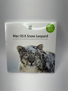 Mac OS X Snow Leopard 10.6.3 Operating System Retail DVD MC573Z/A