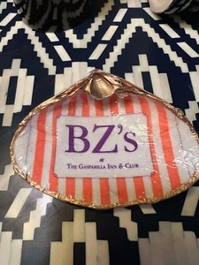 BZ'S GASPARILLA INN & CLUB Ring Trinket Dish CLAM Shell BOCA GRANDE, FL - Picture 1 of 3