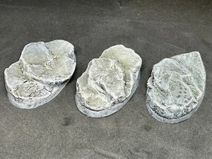60mm Ovalado 60x35mm (3) Resina Base Pizarra v2 Escenic Rock Miniatura Warhammer 40k - Imagen 1 de 3