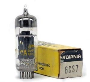 6CS7 SYLVANIA NOS Tube Röhre Lampe Valvula Valvola 真空管 电子管 Valve 진공관 - Picture 1 of 1