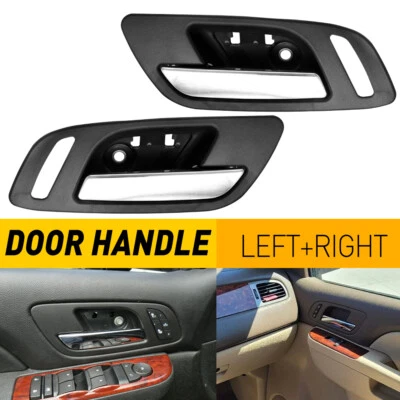 Front Left Right Interior Door Handle Fit 2007-13 GMC Sierra Chevrolet Silverado — 第 1/4 张图片