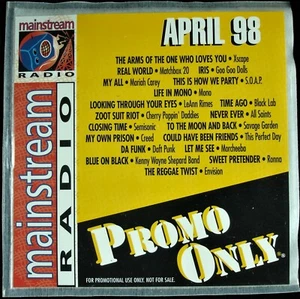 PROMO ONLY "MAINSTREAM RADIO APRIL 1998" DJ PROMO CD COMPILATION CREED *NEW* - Picture 1 of 3