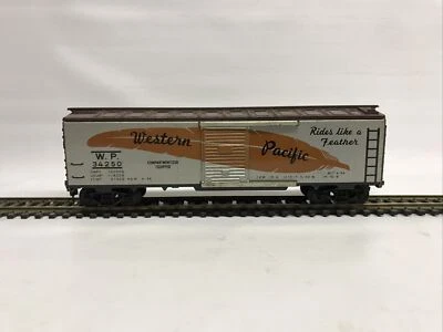 Fleischmann 1429 HO Scale Boxcar Western Pacific W.P. 34250 Rides Like a Feather - Image 1 of 4