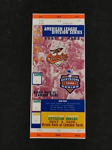 1996 American League Division Series Baltimore Orioles Game B Ticket - Picture 1 of 2