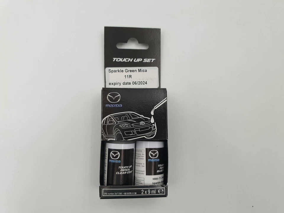 Kit de pincel de retoque original mazda Green Mica 11R OEM part - Imagem 1 de 1