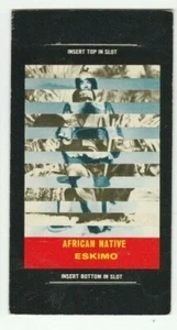 Topps 1965 Push-Pull nativo africano/esquimal #22 en muy buen estado-ex - Imagen 1 de 2