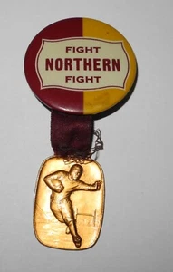 1940 High School Football Northern Fight Pin Token Medal Charm Whitehead Hoag - Picture 1 of 2