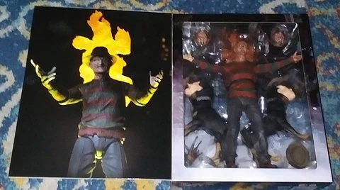 NECA Reel Toys A Nightmare On Elm Street 2 FREDDY'S REVENGE 7" FIGURE NIB Cover