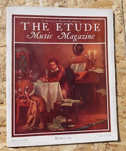 21II11 PARTITURAS DE COLECCIÓN: REVISTA ETUDE, MARZO DE 1929, MUY BUEN ESTADO - Imagen 1 de 4
