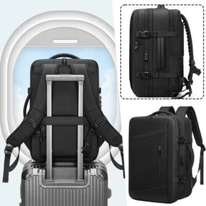 Vacuum Compression Backpack Travel Men Laptop Backpack B1X0 M19C - Picture 1 of 23