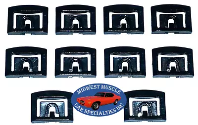 79-96 Ford Front Windshield Rear Window Moulding Molding Trim Clip Clips 10pc VV - Image 1 of 4