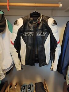 Dainese Armored Racing C2 Leather Jacket Size 48