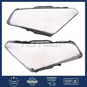 1Pair Front Headlight Lens Cover for 2011 2012 2013 2014 Infiniti QX56/QX80 - Foto 1 di 13