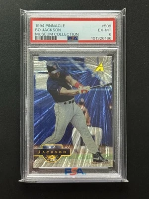 Colección Pinnacle Museum Parallel #509 1994 Bo Jackson Angels PSA 6 Foto 1 de 2