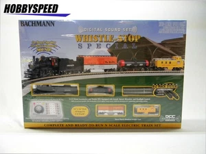BACHMANN N SCALE WHISTLE STOP SPECIAL 4-6-0 STEAM FREIGHT TRAIN SET BAC24133 NEW - Picture 1 of 3