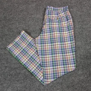 Pantalones para hombre Vineyard Vines 32X31 (32X32) Breaker chinos a cuadros coloridos preppy - Imagen 1 de 13